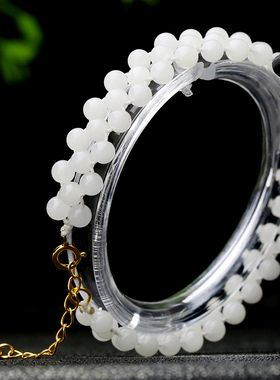 白润无瑕疵手工编制大小可调节