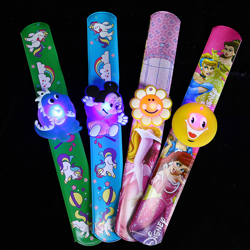 派对卡通装饰品发光啪啪圈手环手扣手腕表儿童闪光玩具小礼物货源,淘宝优惠券,粉丝福利购,淘宝优惠卷