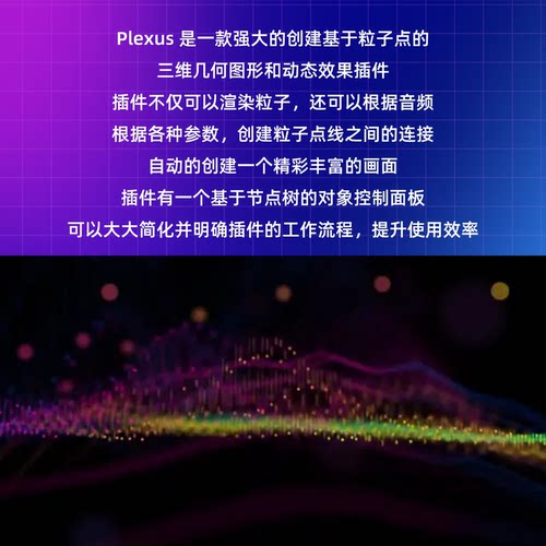 AE三维点线粒子特效插件 Plexus  v3.2.9汉化版 支持Win和Mac系统 - 图2