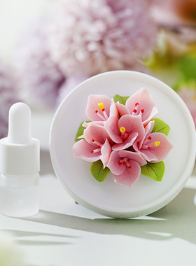 晨翔手捏陶瓷花香薰扩香石摆件