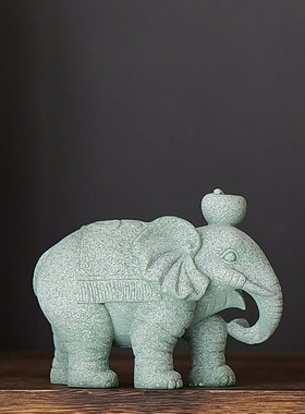 晨翔青砂石茶宠摆件精品可养造景