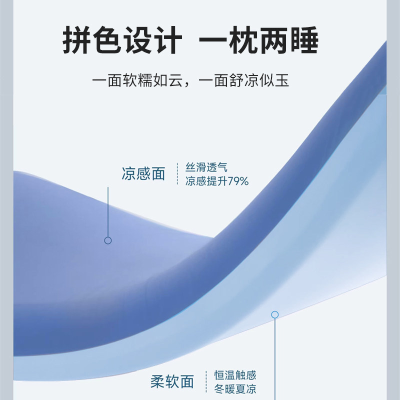 零压太空记忆棉慢回弹枕芯学生宿舍枕头护颈助眠单人睡眠家用枕头,淘宝优惠券,粉丝福利购,淘宝优惠卷