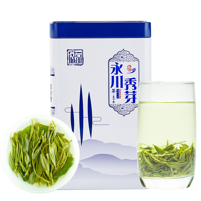 2024年新茶明前茶春茶云雾绿茶重庆特产永川秀芽毛尖茶上等好茶叶-图0