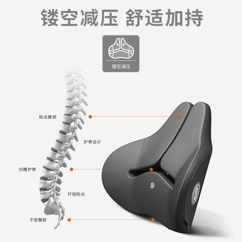 simaiou斯麦欧旗舰店汽车腰靠护腰靠垫靠背座椅腰枕车用腰托车载腰垫腰部支撑开车神器0