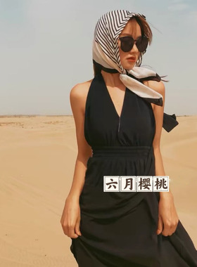 新疆尼泊尔民族风情沙漠旅拍包头巾高级感度假旅行多功能防晒丝巾