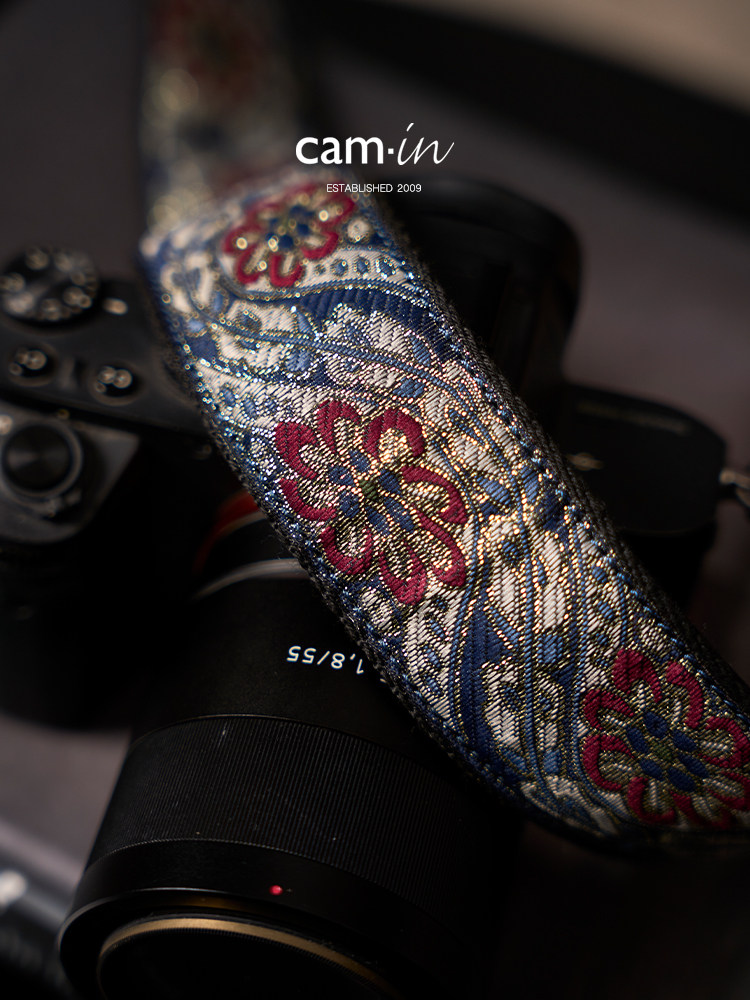 cam-in绣花系列民族风 单反数码照相机背带 微单摄影肩带cam7512,淘宝优惠券,粉丝福利购,淘宝优惠卷