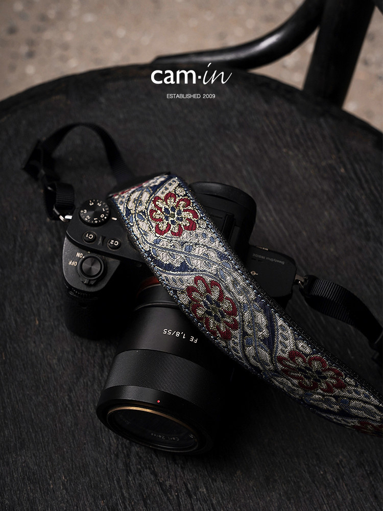 cam-in绣花系列民族风 单反数码照相机背带 微单摄影肩带cam7512,淘宝优惠券,粉丝福利购,淘宝优惠卷