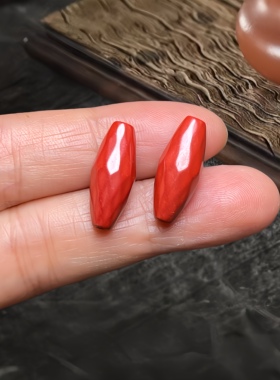 勒子珠diy饰品配件天然朱砂