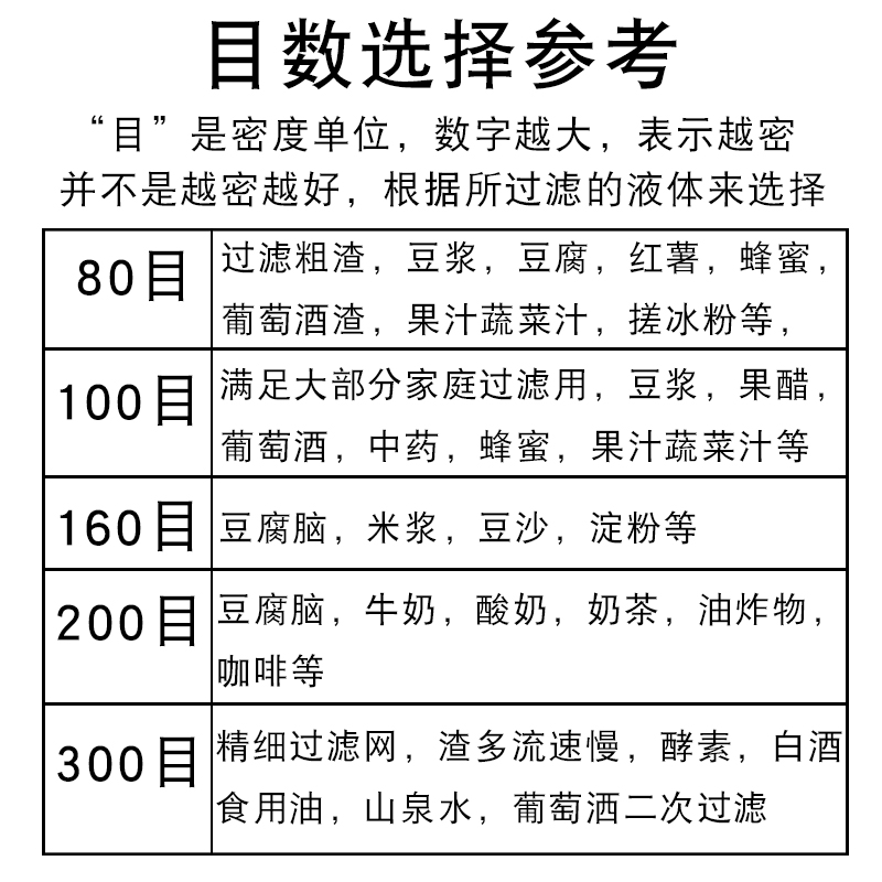 大号豆浆过滤网豆腐豆浆机过滤布袋商用豆渣过滤袋尼龙超细隔渣袋 - 图2