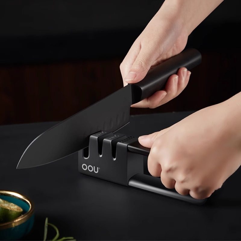 OOU家用陶瓷磨刀器多功能厨房钨钢磨菜刀磨刀石棒磨剪刀,淘宝优惠券,粉丝福利购,淘宝优惠卷