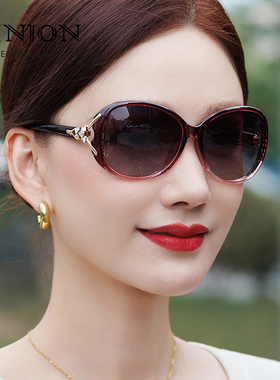 墨镜女防紫外线潮2026年新款圆脸可配近视男高级感ins偏光太阳镜