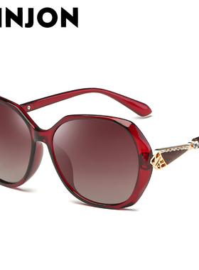 新款时尚个性大框圆脸复古墨镜