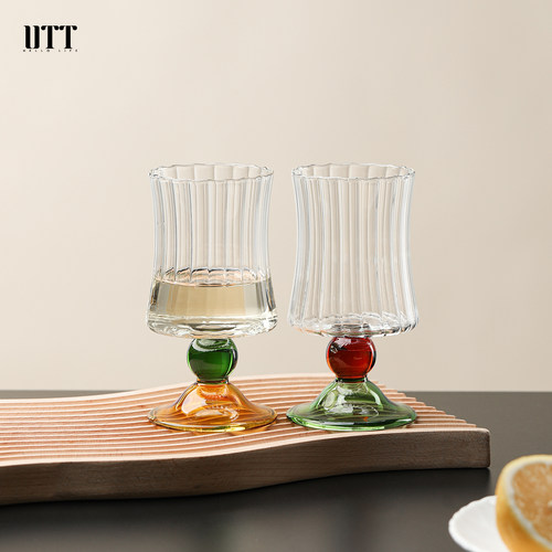 复古酒杯中古热红酒杯鸡尾酒杯咖啡杯高硼硅耐热玻璃杯子高颜值 - 图1