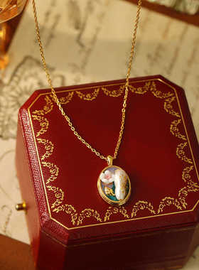 中古风异形气质不规则金属吊坠