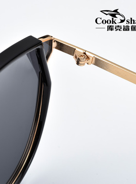 鲨鱼女士偏光开车潮人眼镜