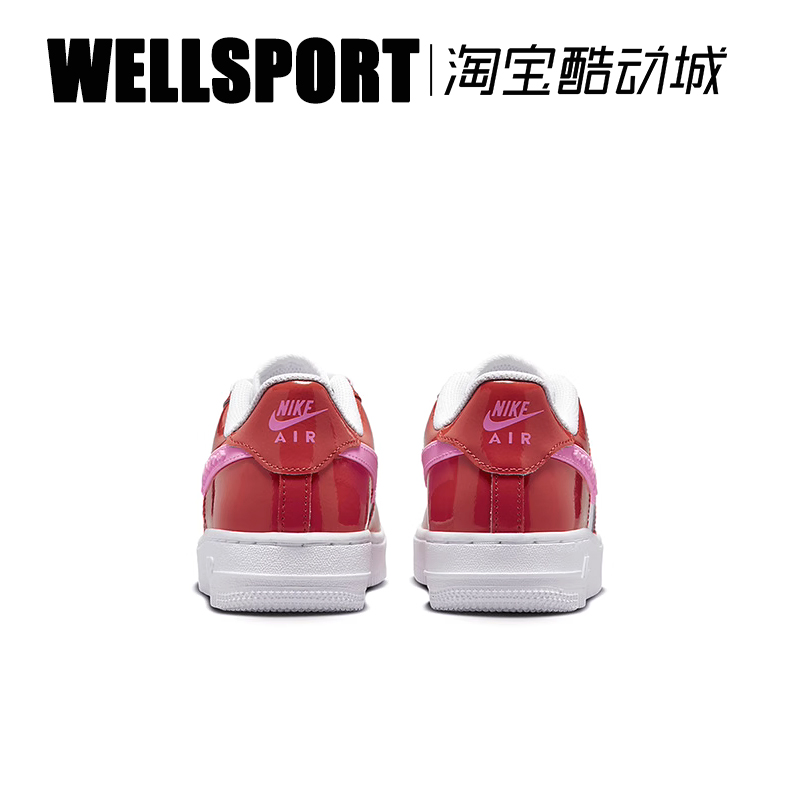 NIKE Air Force 1 Low AF1白红粉 情人节空军一号板鞋 FD1031-600 - 图2