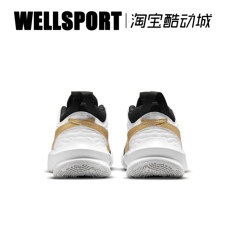 NIKE TEAM HUSTLE D 10 儿童/学生团队中邦减震篮球鞋 CW6735-002 - 图2