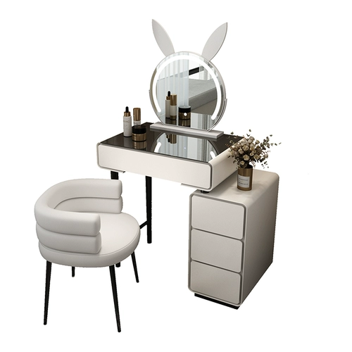 Сплошное дерево Новая небольшая квартира спальня современный минималистский легкий роскошный высокий высокий уровень