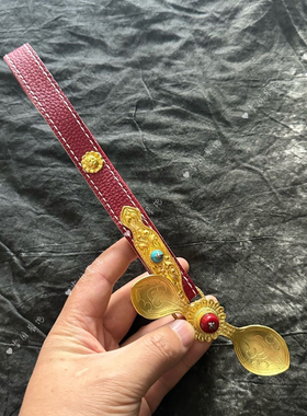 鑫缘女士合金材质藏式腰间藏族服装藏袍配饰腰链腰饰挂件配件