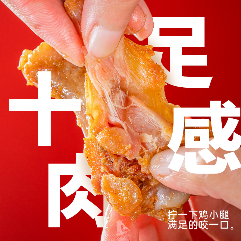 【德州扒鸡旗舰店】德州扒鸡鲁小吉蜜汁鸡小腿105g熟食休闲零食-图0