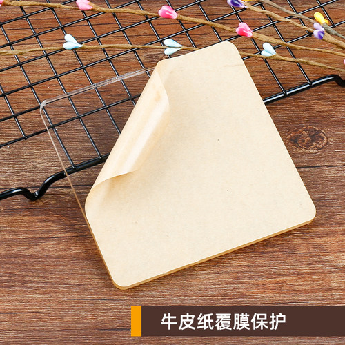 压泥板压板压盘超轻粘土丸棒手办DIY工具亚克力搓条搓珠器长方形 - 图1