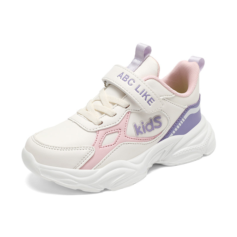 ABC女童鞋秋冬皮面防水鞋小学生加绒保暖棉鞋儿童软底跑步运动鞋,淘宝优惠券,粉丝福利购,淘宝优惠卷