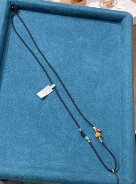 原创设计手工天然石半成品毛衣链