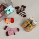 Big Ear Elephant Girls Contrast Color Striped Dot Socks Autumn New Baoer Casual and Versatile Socks