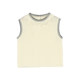 Utouto summer ສອງສີກົງກັນຂ້າມ vest knitted ແຂບ