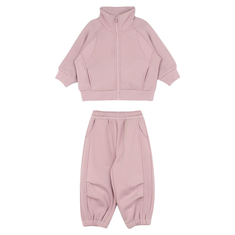 大耳象女童加绒拉链卫衣收口卫裤冬季新款宝儿运动保暖休闲套装,淘宝优惠券,粉丝福利购,淘宝优惠卷