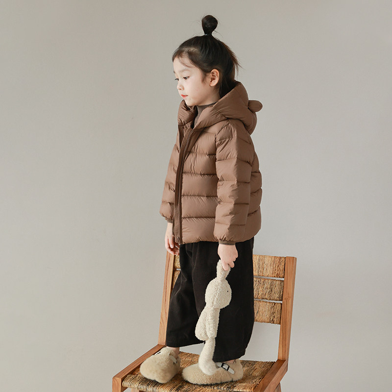 大耳象女童耳朵纯色羽绒服连帽羽绒马甲冬新款防风保暖,淘宝优惠券,粉丝福利购,淘宝优惠卷