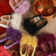 Big-eared elephant girls' furry velvet shoes winter new style Baoer girls non-slip rubber fashion shoes Princess shoes