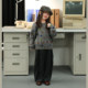 Utouto ດູໃບໄມ້ລົ່ນສາມສີກະປູ pants