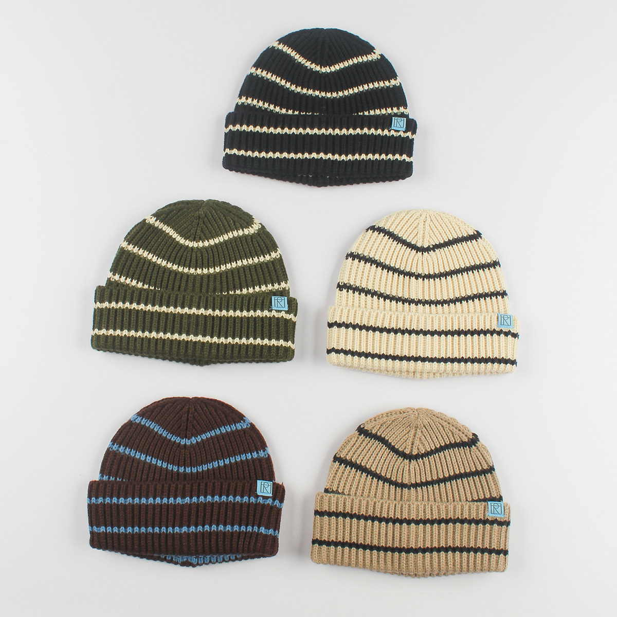 大耳象女童条纹毛线帽秋季新款儿童洋气时尚洋气帽子,淘宝优惠券,粉丝福利购,淘宝优惠卷