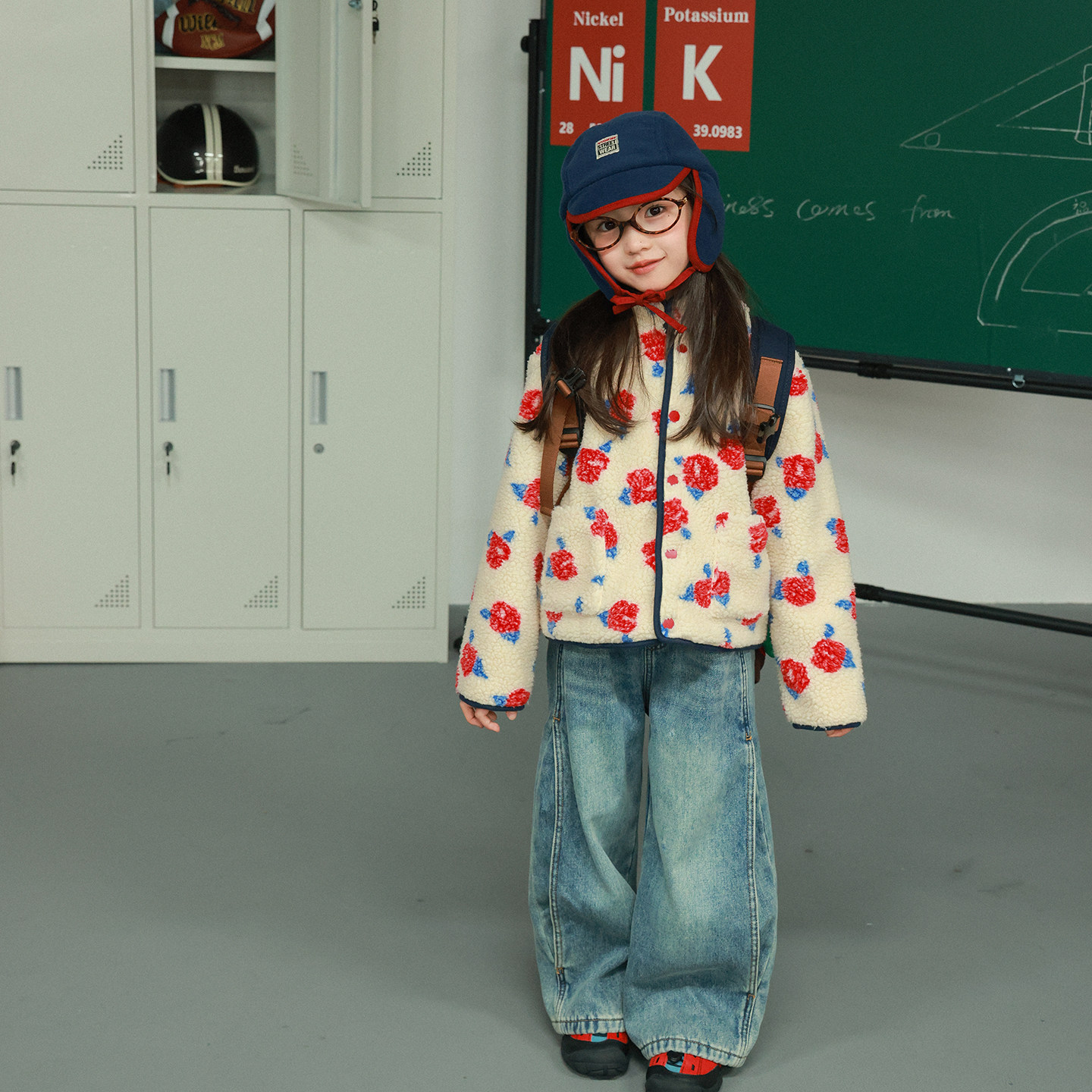 大耳象女童彩色毛绒外套冬新款宝儿羔毛保暖厚拉链保暖防寒上衣,淘宝优惠券,粉丝福利购,淘宝优惠卷