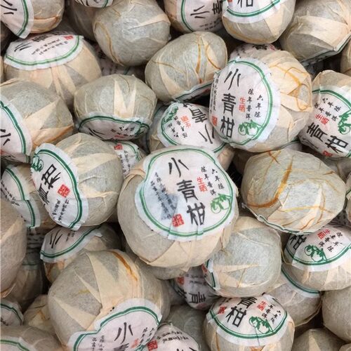 6年陈小青柑普洱茶正宗陈皮熟茶优选柑普橘普茶叶实木桶袋装500g - 图2