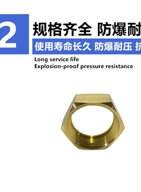 全铜前置过滤器变径转换接头4分6分1寸3240内外丝直通铜活接接头