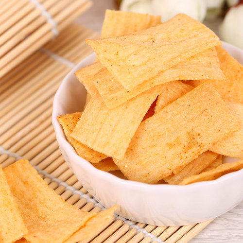 恒旺烤土豆片薯片80g*10袋小吃膨化食品咸香酥脆办公室休闲零食品 - 图2