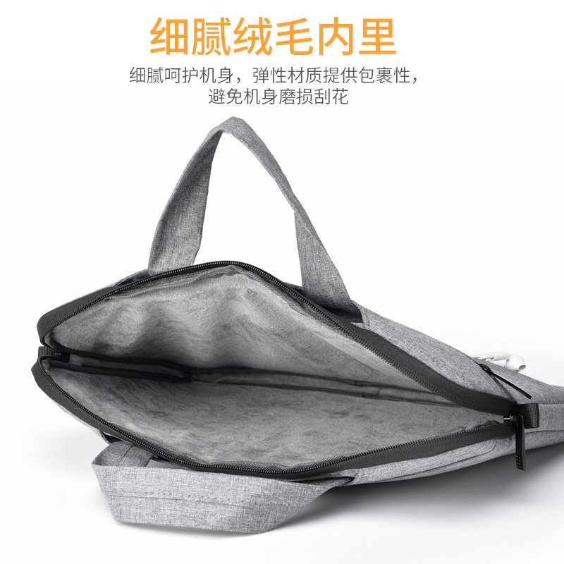 男士帆布单肩手提包15.6寸文件包 卡弗派男士包袋