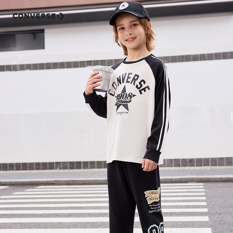 Converse匡威儿童装男童长裤2025冬季新款中大童休闲运动裤打底裤,淘宝优惠券,粉丝福利购,淘宝优惠卷