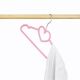 Household clothes without marks flocking hanger shoulder corner wardrobe storage and organizer love anti-slip clothes support