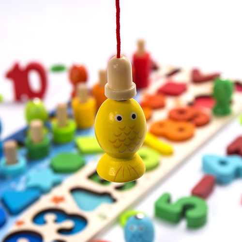 幼儿童玩具1数字2积木拼图3岁半4开发宝宝男孩女孩启蒙益智力早教 - 图1