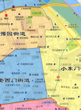 新版上海黄浦区地图不清晰可退