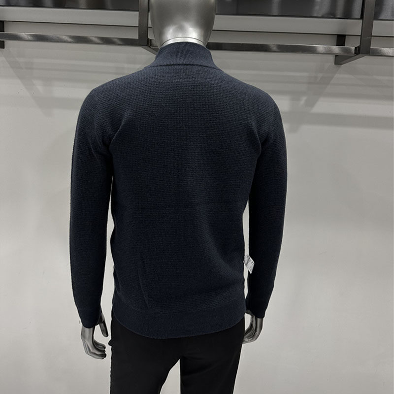 秋冬新款男士山羊绒绵羊毛针织拉链开衫 微厚提花390克26支羊毛衫,淘宝优惠券,粉丝福利购,淘宝优惠卷
