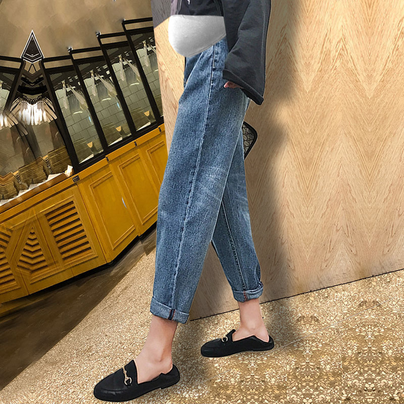 潮妈夏季老爹阔腿裤外穿孕妇裤子 沐月母婴孕妇打底裤