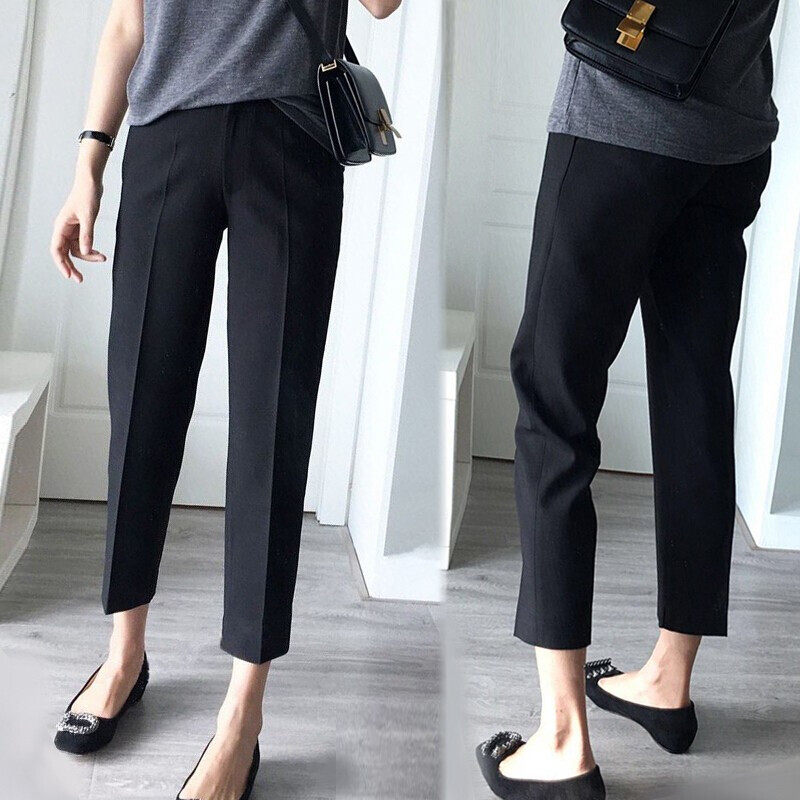 阔腿裤秋季外穿秋冬款直筒孕妇裤子 沐月母婴孕妇打底裤