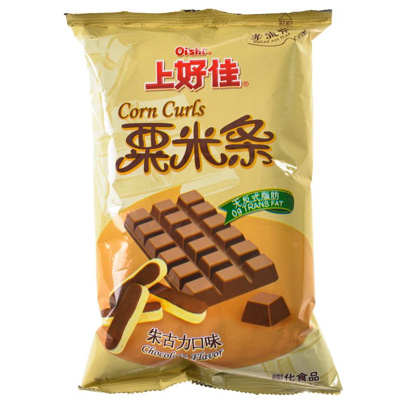 上好佳粟米条巧克力味朱古力味40gX10袋包邮休闲零食大礼包-图1