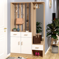 Shoes cabinet doorway with hanging clothes hanger integrated Home Multi-functional door hall Closet Dressing Goggles Storage Cloister Hood Cabinet Shoes Stool