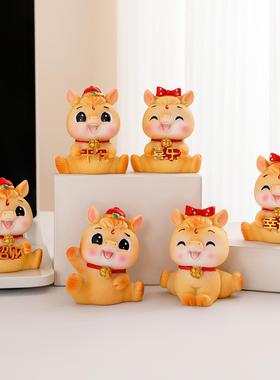 海贝海马年吉祥桌面公仔摆件