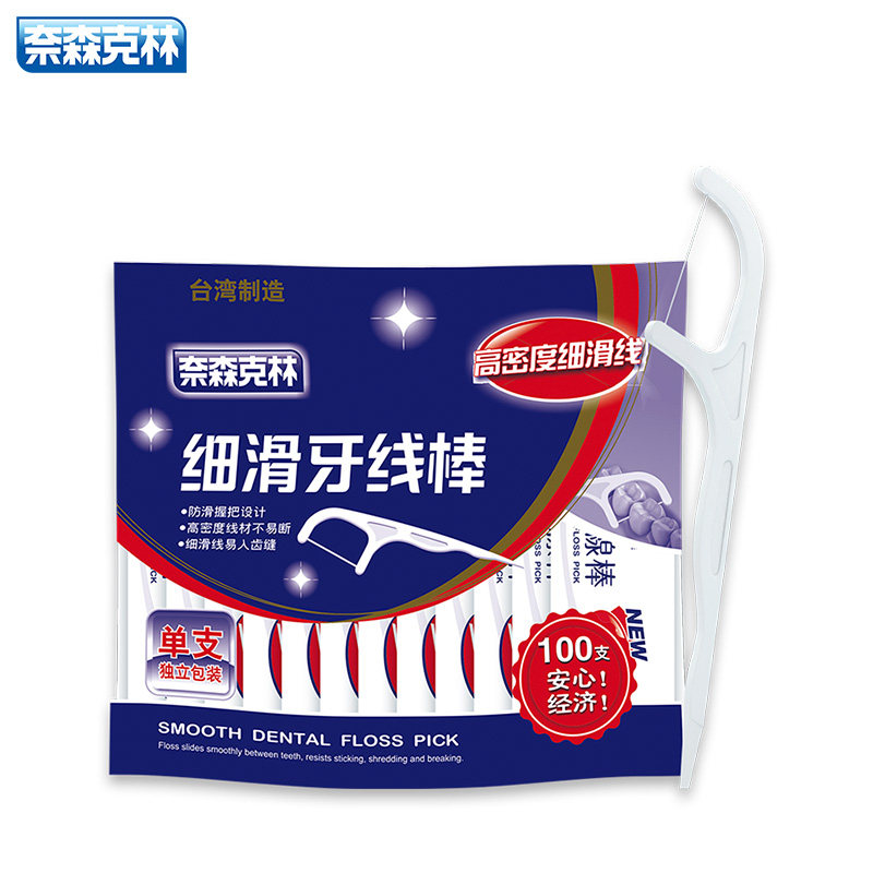 奈森克林细滑家庭装弓形牙签牙线棒 奈森克林牙线/牙线棒